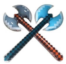2pcs Inflatable Hatchet Fake Axe Fun Toy PVC For Waterplay & Pool Party For Kids