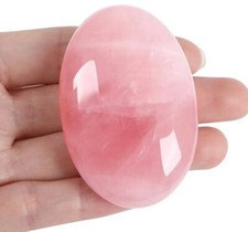 Natural Large Rose Quartz Palm
