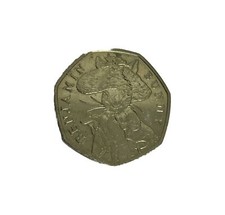 Rare 2017 Benjamin Bunny The Tale of Peter Rabbit Collectable 50p Coin ety