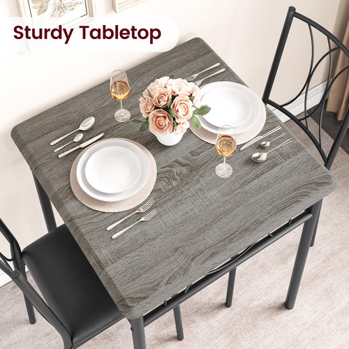 3pcs 74cm dining table - 74cm,