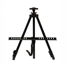 Black silver sketching - silver, easel