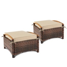 2Piece In/Outdoor Brown Rattan