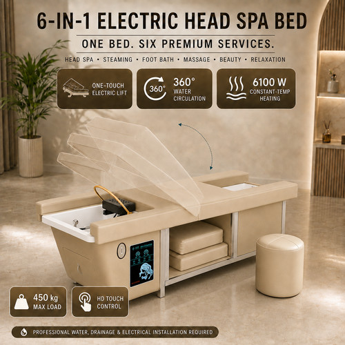 Japanese head spa bed - bed, shampoo