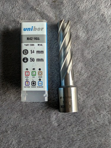 Unibor 14mm mag drill - bit, 50mm