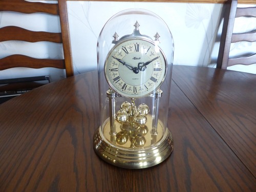 Hermle quartz dome - clock, with