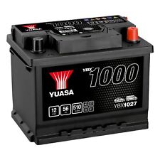 YUASA Car Battery YBX1027 12V 56Ah 510A B13 B14 3 Years Warranty T1 Starter