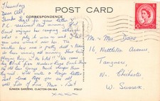 FAMILY HISTORY - GENEALOGY POSTCARD - DANE - TANGMERE NETTLETON AVENUE SUSSEX