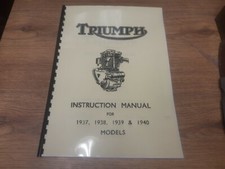 Triumph PRE-WAR MODELS 1939
