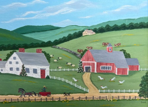 American art folk - american, artist