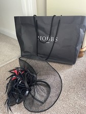 Black and Red Fascinator From