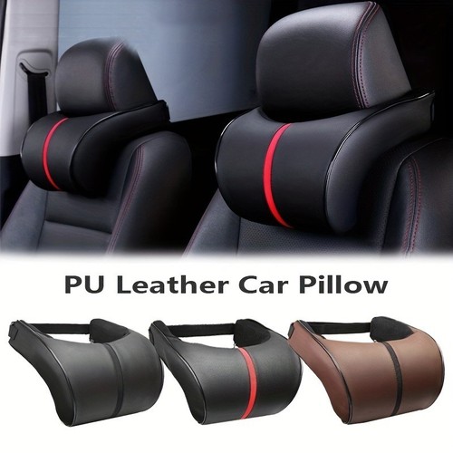 Leather car neck - leather,