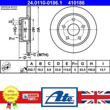 Brake Disc For Ford GRANADA