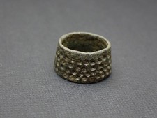 Medieval Thimble - Ring Type - 13th to 14th Century AD - Metal Detecting Find
