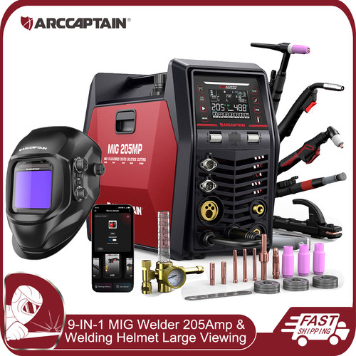 Arccaptain mig205mp mig - mig, welder