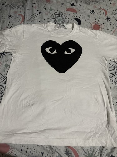 Comme des garçons play white - des,