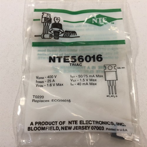 Nte56016 triac 25 amp - (1),