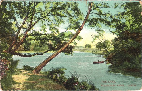 Lake roundhay park - park, leeds