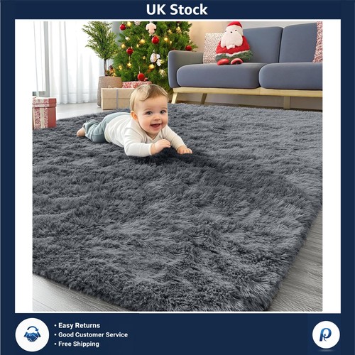 Plush washable shaggy area rug - washable,