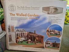 Dolls House Emporium The Walled Garden with Pergola Kit 1:12 Scale