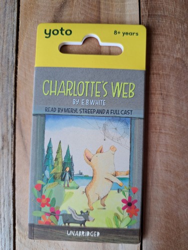 Yoto card charlotte s web - charlotte's,