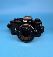 Nikon EM 35mm SLR film camera With 50mm F/1.8 Nikon prime lens - Tested