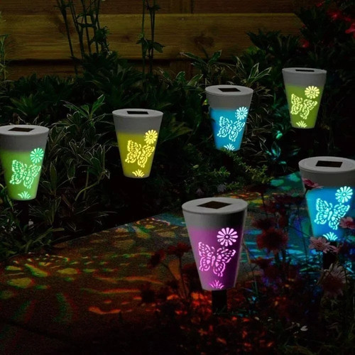Solar garden stake lights - solar,