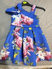 Blue Flowery Ted baker Dress Girl Dress 5 Years