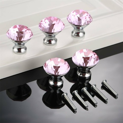 Stylish glass crystal knob - stylish,