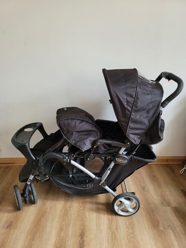 Graco double pushchair - graco, pushchair/ 