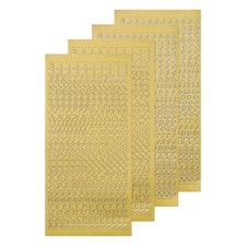 4 Sheets Alphabet Letter