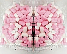 2kg Large Pink & White Marshmallows CLEARANCE BULK BUY BBE 01/08/2025 Halal