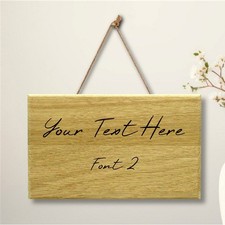 Personalised Solid Oak Custom