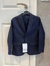 Zara navy suit jacket age 7
