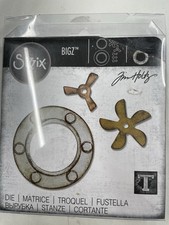 Sizzix Bigz  Tim Holtz Die 664185 Steampunk Parts