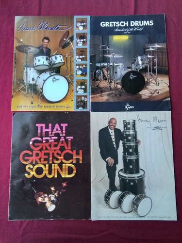 Vintage drum brochures - vintage, x4