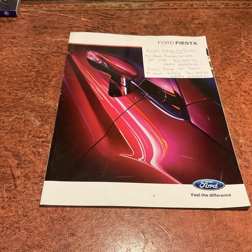 Ford fiesta brochure - ford,