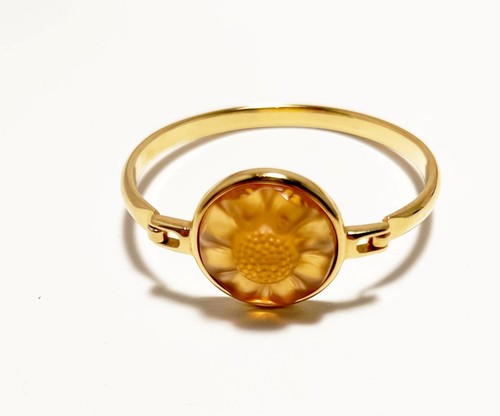 Lalique fleur flower orange - lalique,