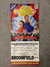 John Lawson's Circus poster -