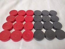 Set of Vintage Draughts Pieces