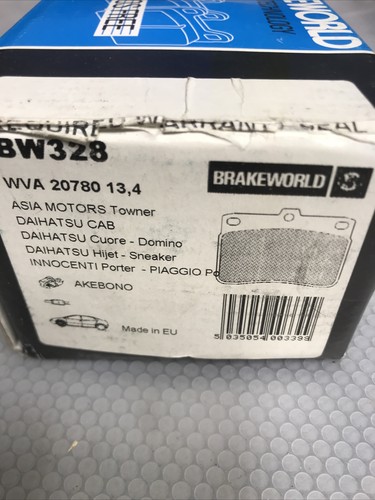 New front braking pads - new,