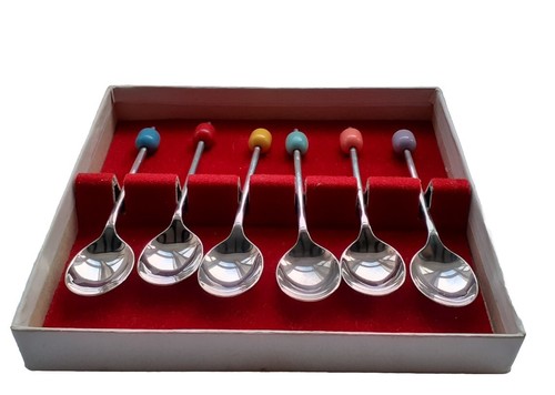 Vintage coffee bean spoons - coffee,