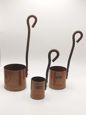 Vintage Set of 3 Copper Rum