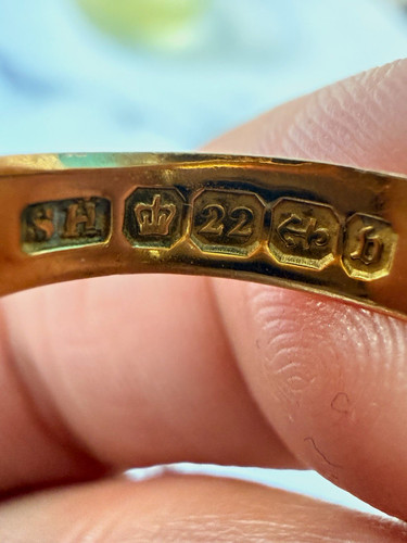 22k gold ring antique - gold,