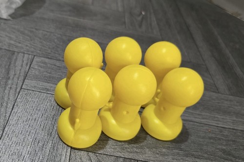 Yellow plastic trampoline - yellow,