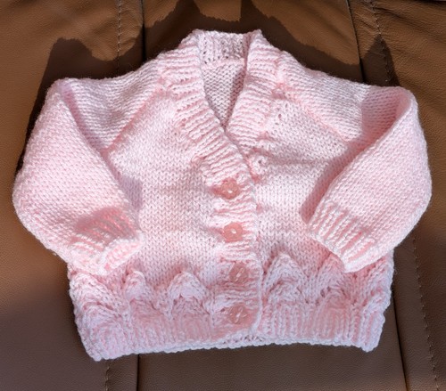 New hand knitted vintage baby - hand,