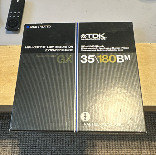 Tdk 180bm reel to - gx, 35