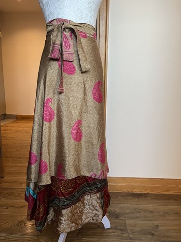 Long multi silk - multi, maxi