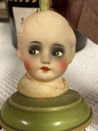 Antique papier mâché - antique, side