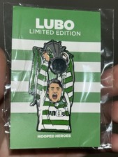 CELTIC FC HOIDY HOOPED HEROES LUBO MORAVCIK LIMITED EDITION ENAMEL PIN BADGE