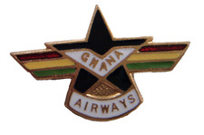 GHANA Airways vintage enamel